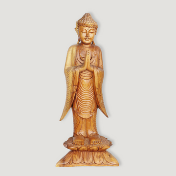 Wooden Statue - Standing Buddha