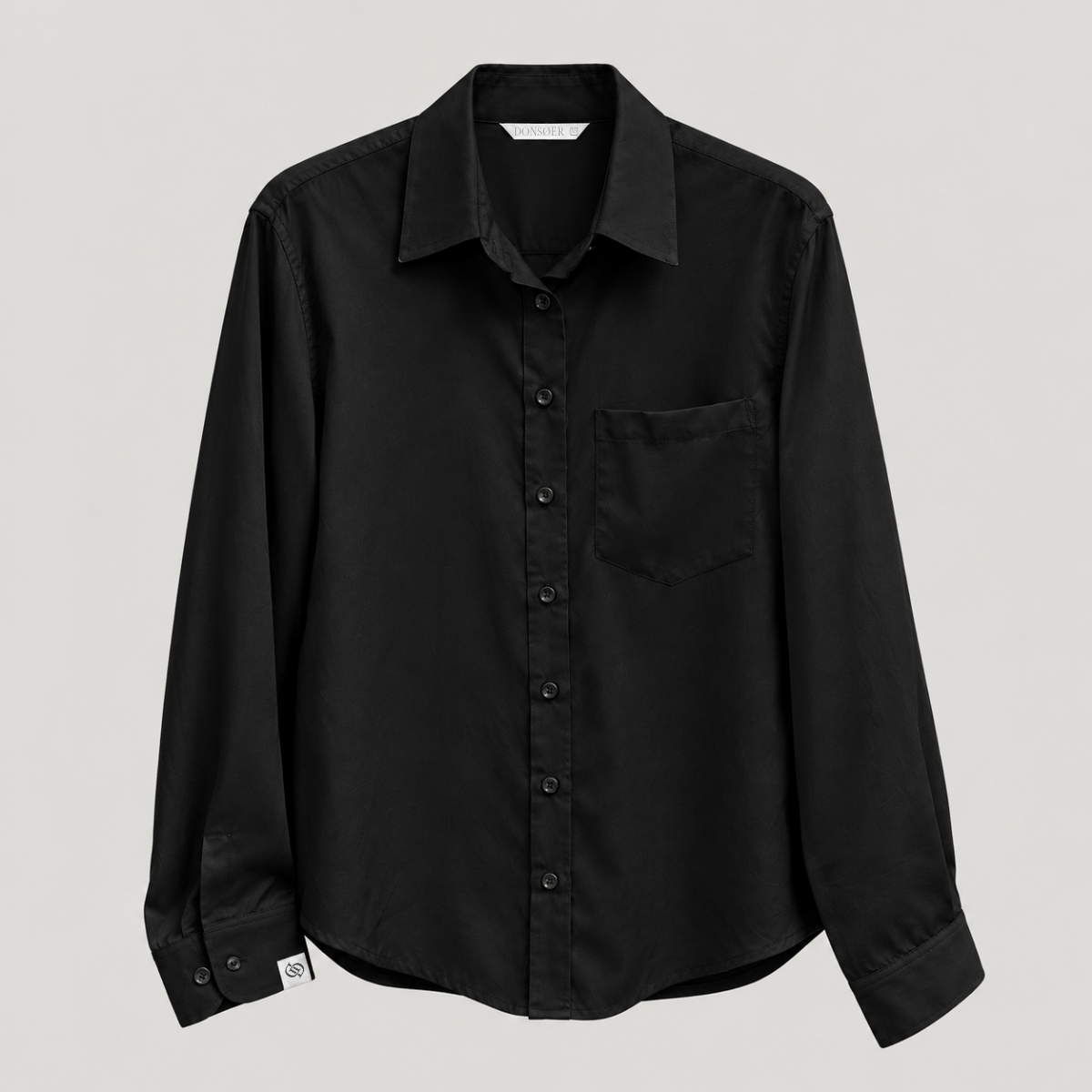 Bavlněná košile Yves – True Black
