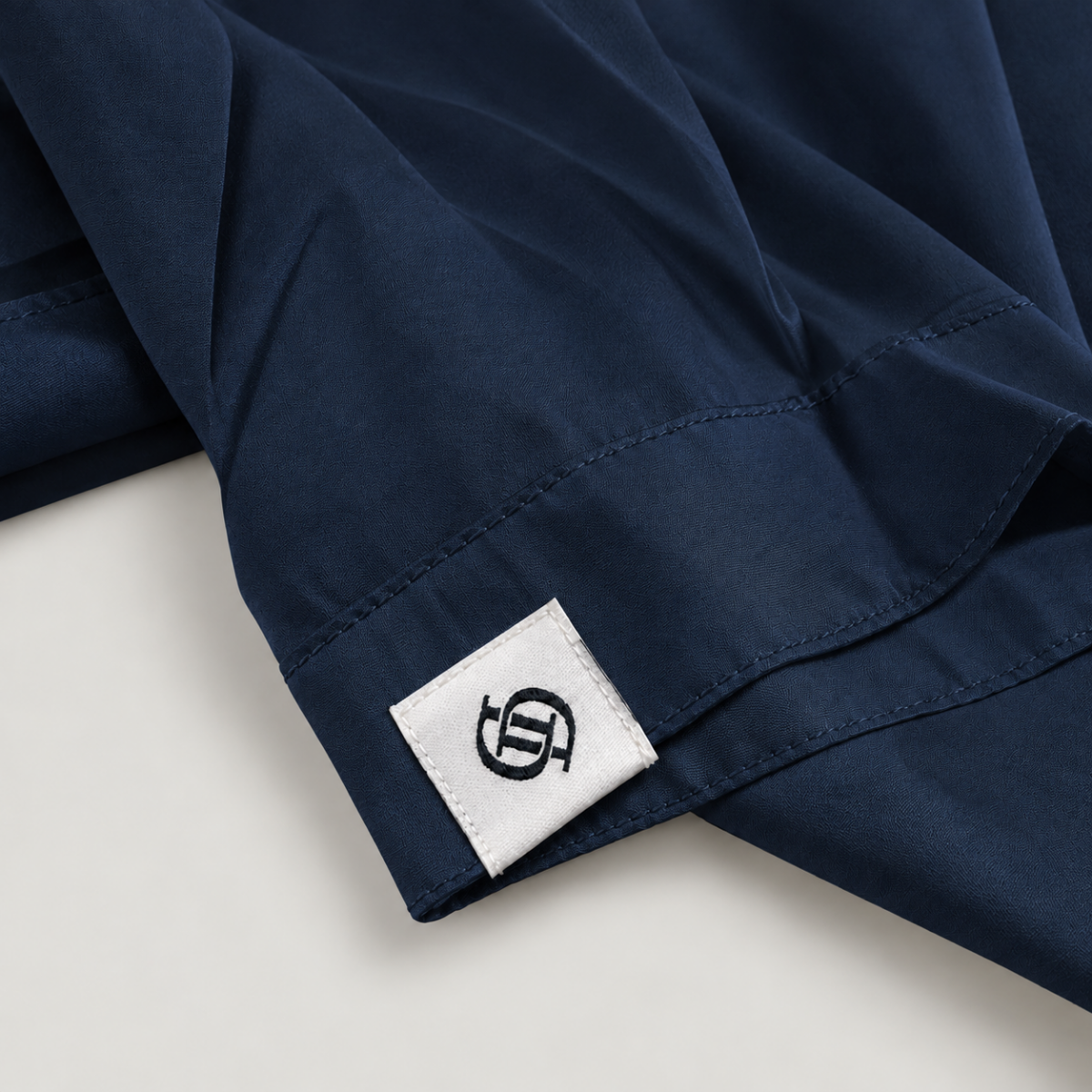 Bavlněná košile s krátkým rukávem Yves – Midnight Blue