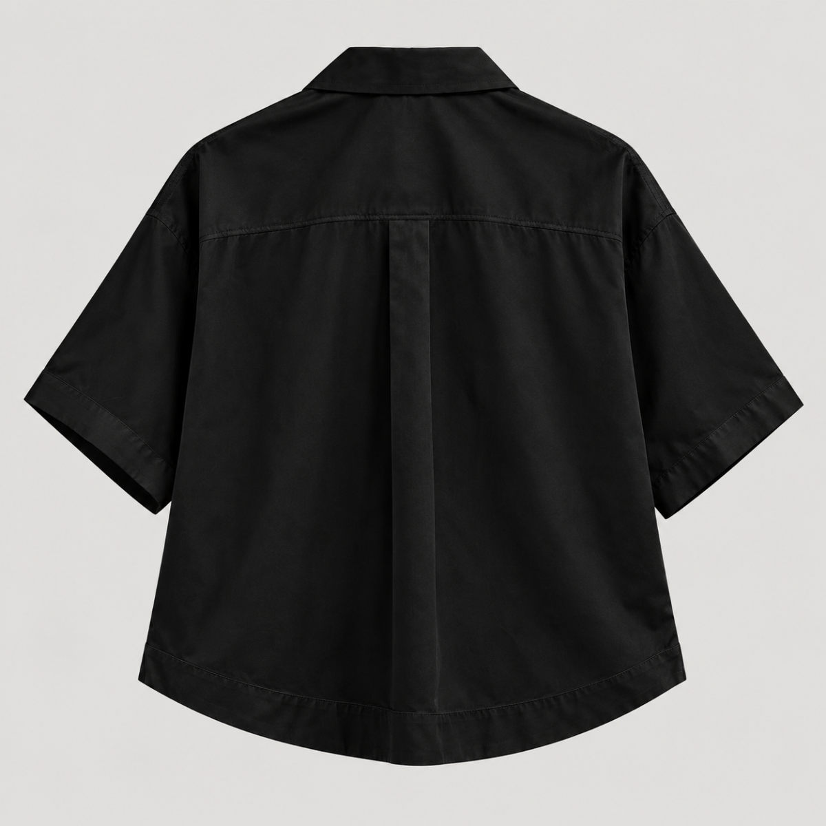 Bavlněná košile s krátkým rukávem Yves – True Black
