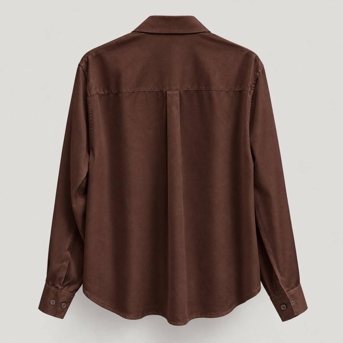 Bavlněná košile Yves – Cocoa Brown