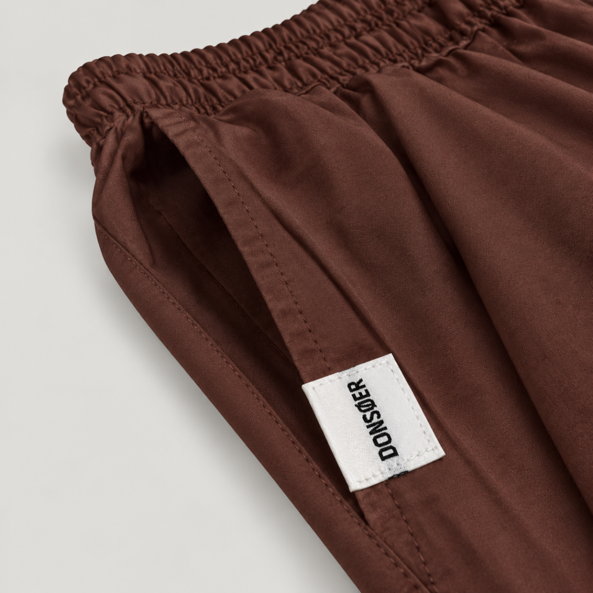 Bavlněné kalhoty Yves – Cocoa Brown