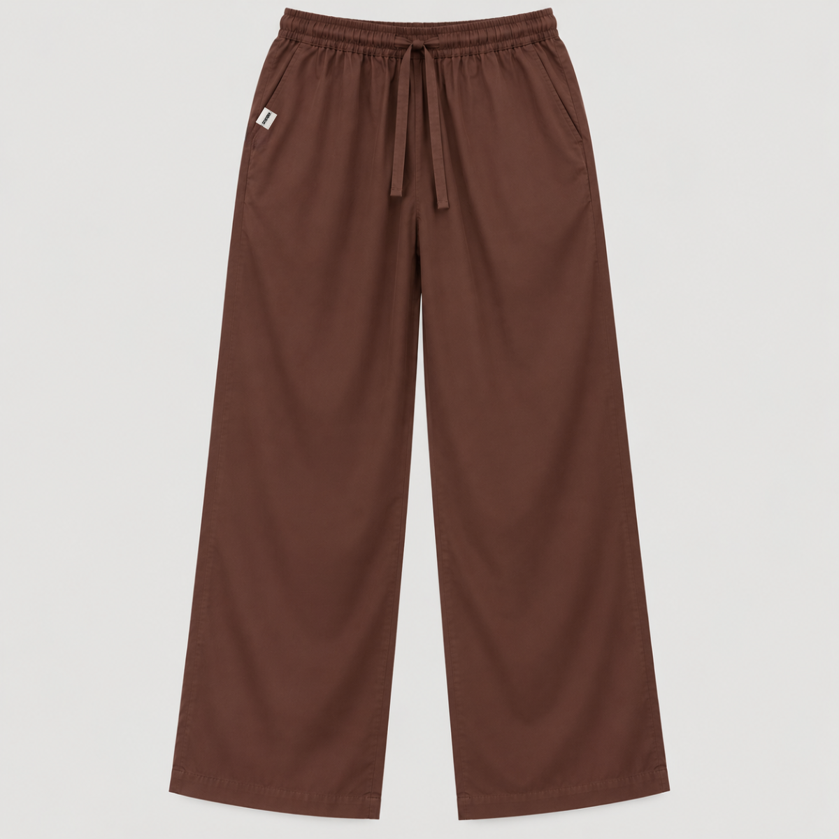 Bavlněné kalhoty Yves – Cocoa Brown