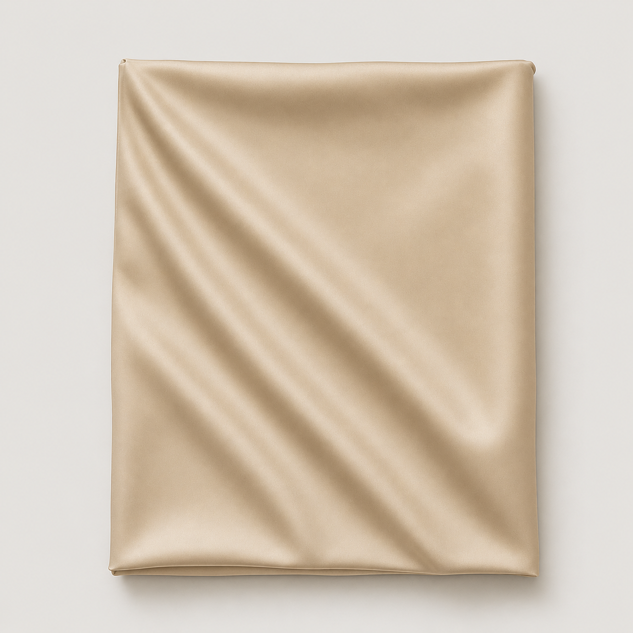 Seidenbettbezug Silkys – Warmes Sand