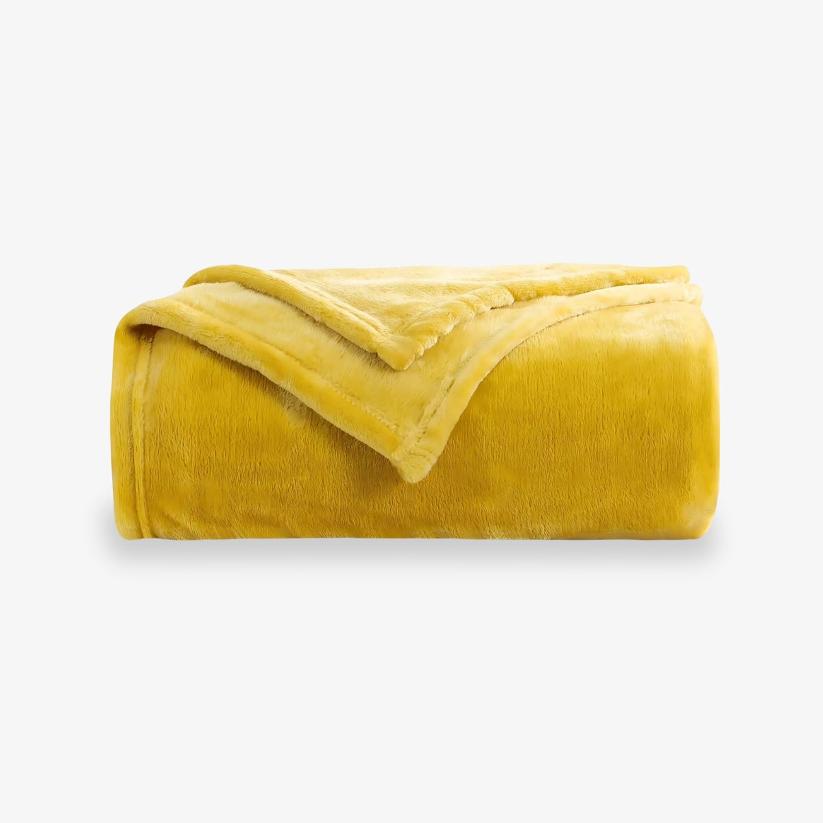 Plüschdecke Vømre - Honiggold