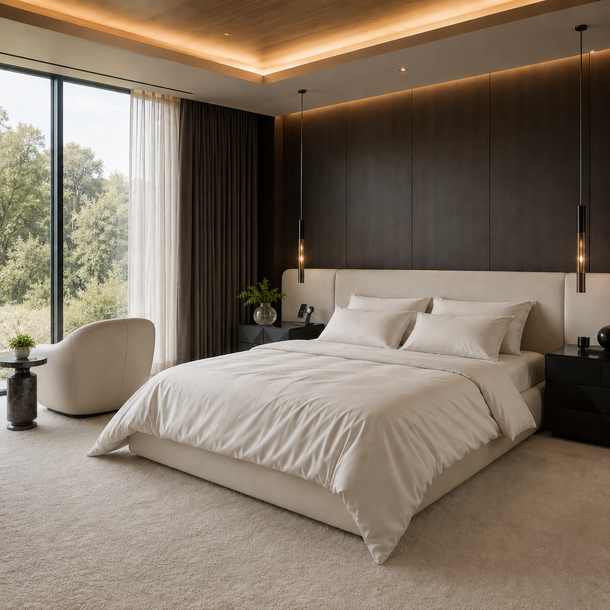 Seidenbettbezug Silkys – Warmes Sand
