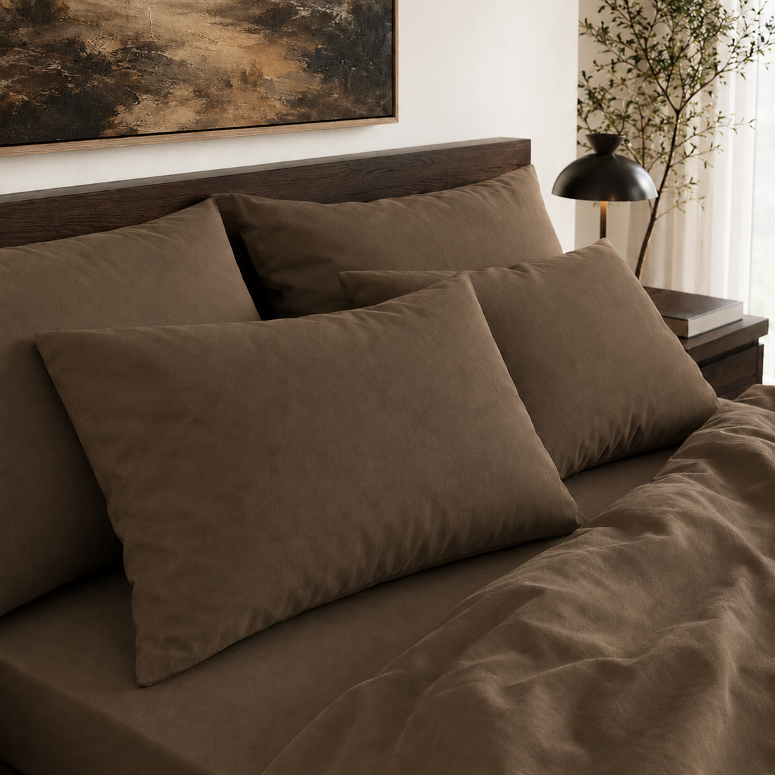 BømLen Duvet Cover – Warm Wood