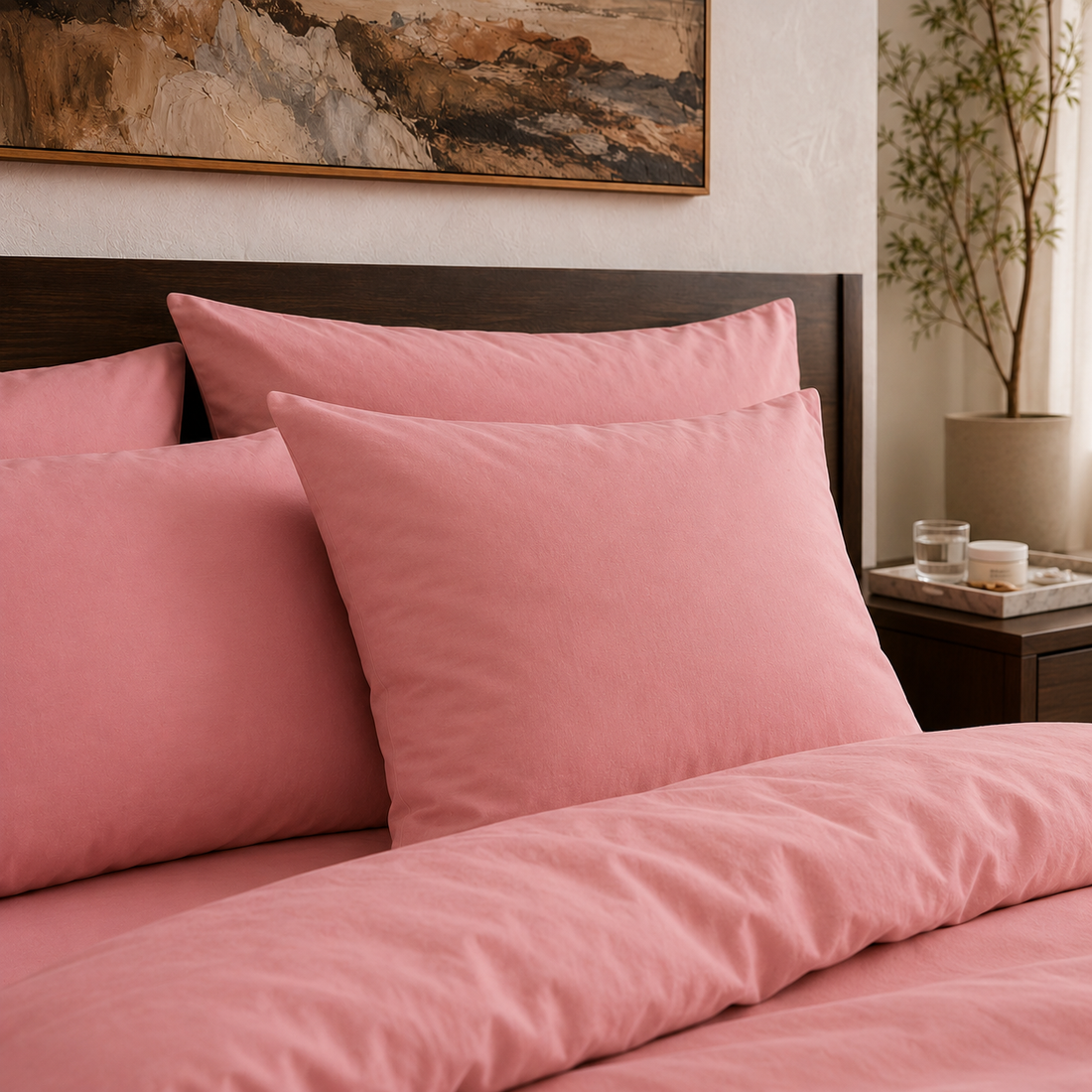 Bettbezug BømLen – Sanftes Rosa