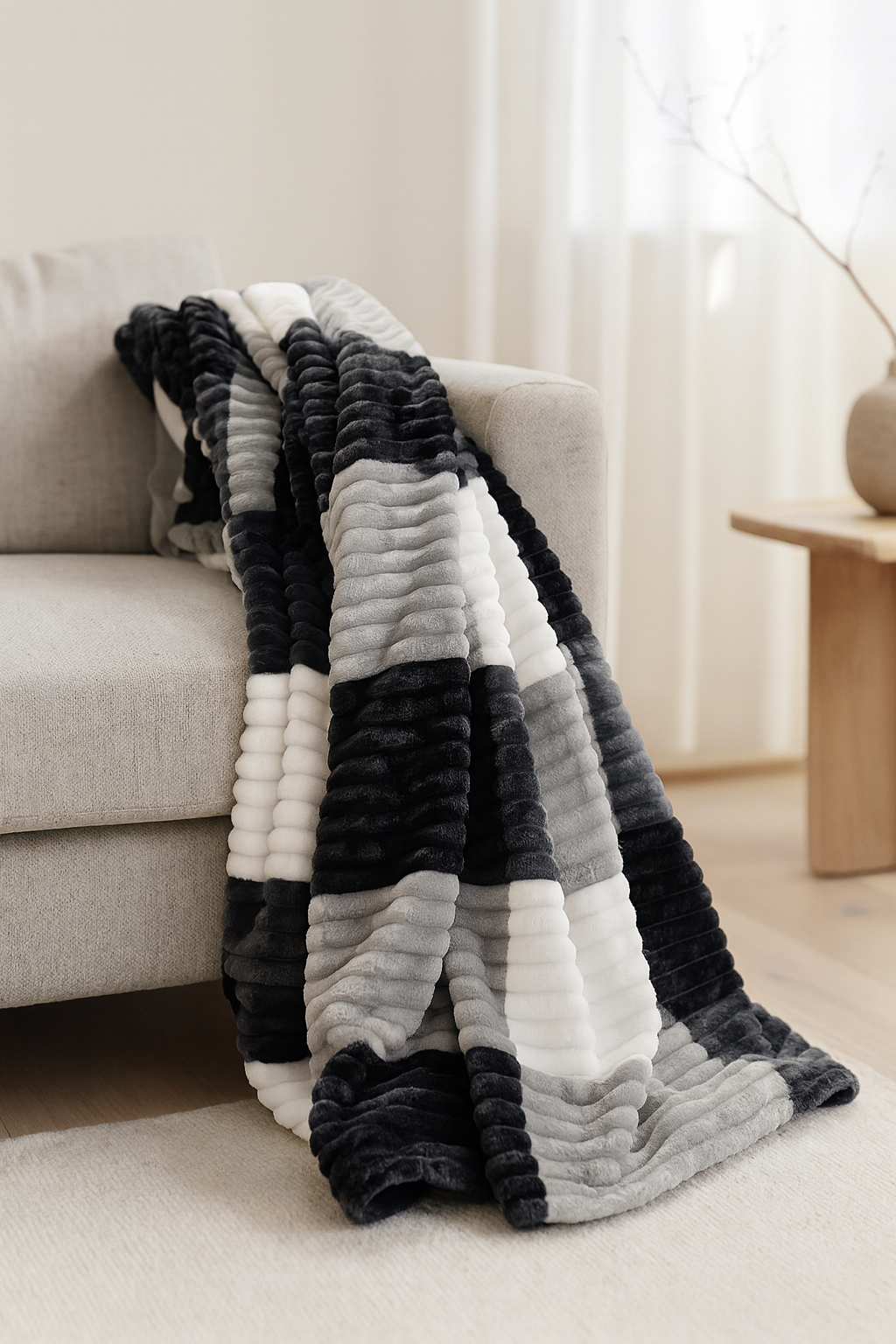 Plush blanket Vara - Dusk