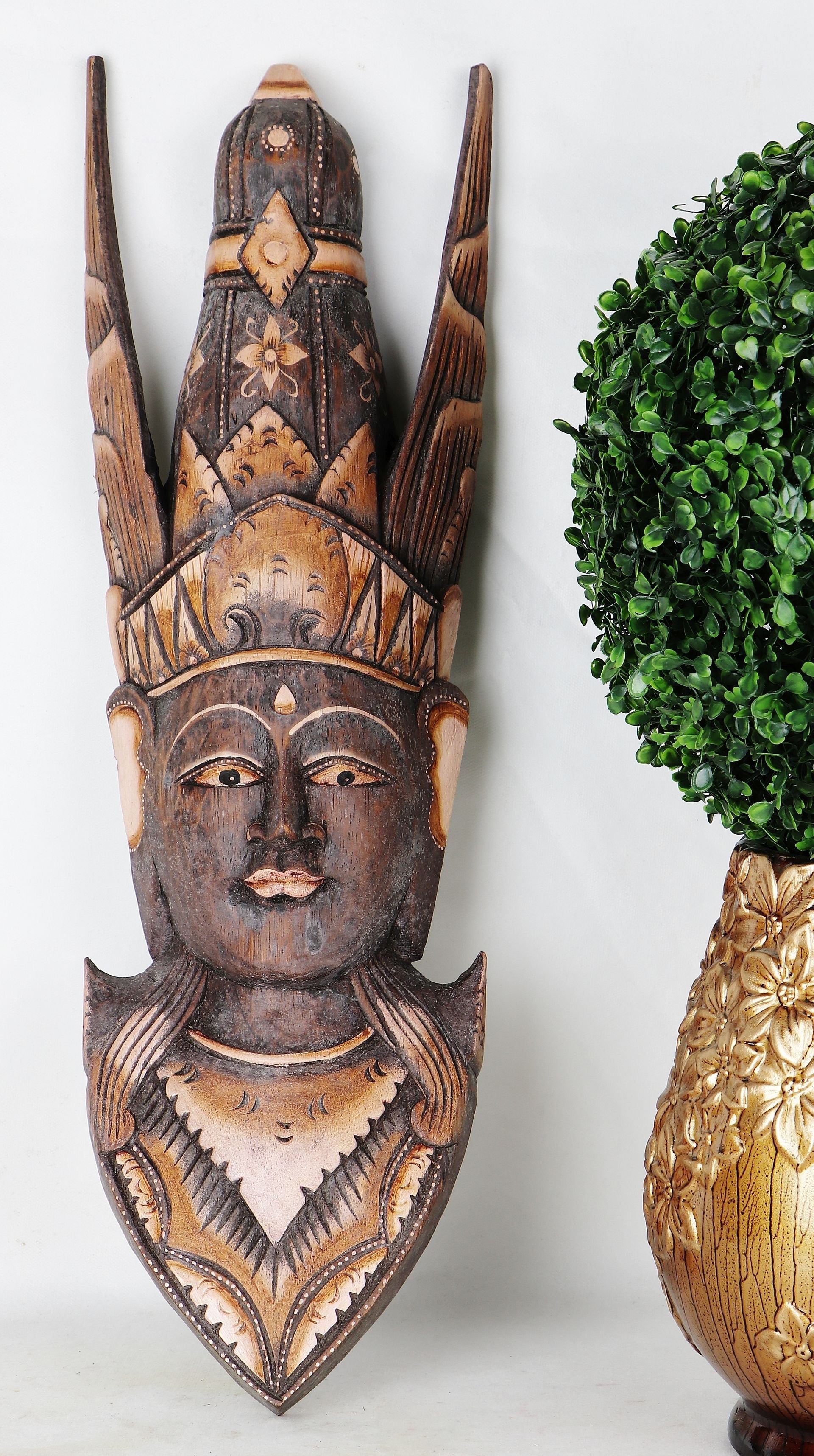 Wooden decoration African shaman - Hugo