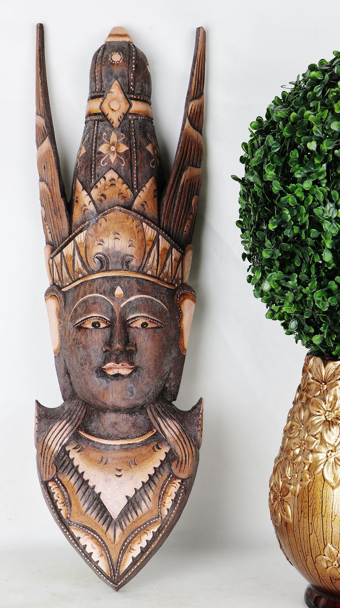 Wooden decoration African shaman