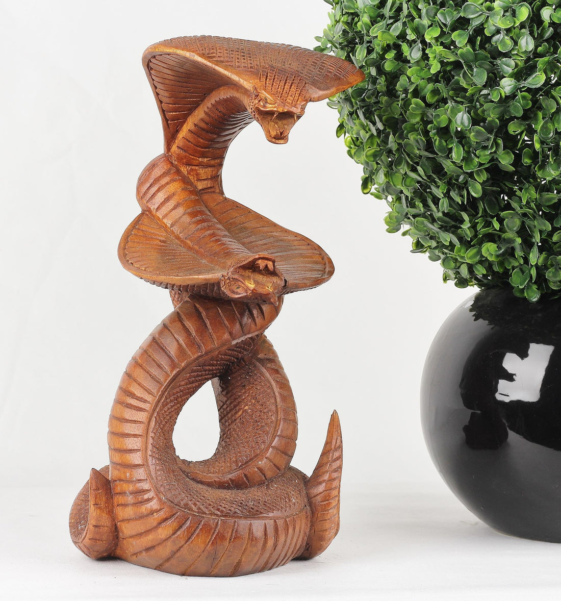 Wooden Cobra Decoration