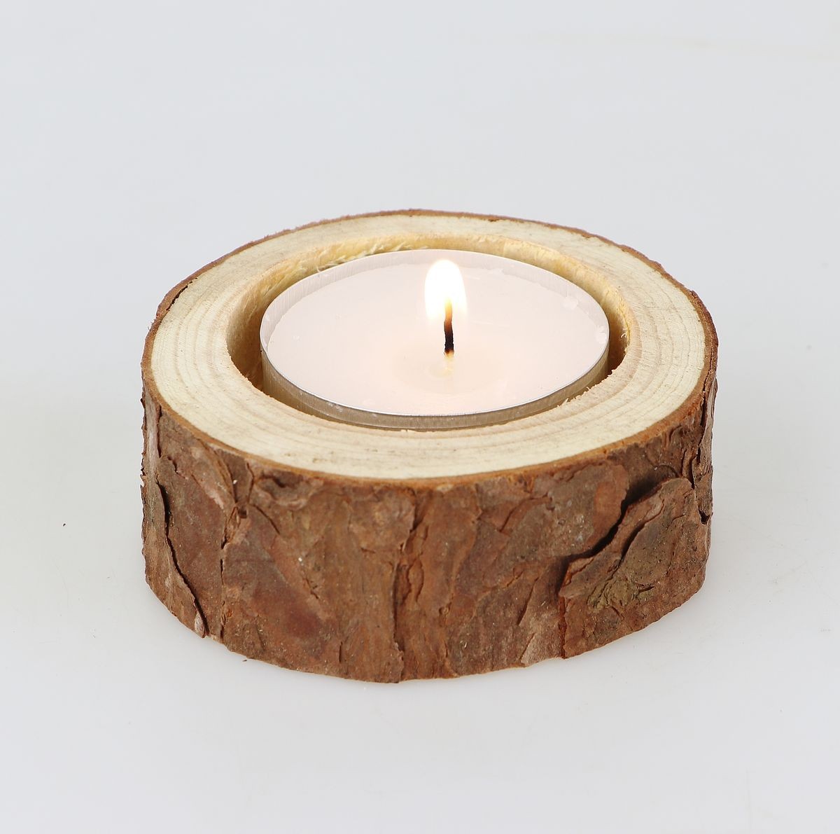 Wooden candlestick – Rustic