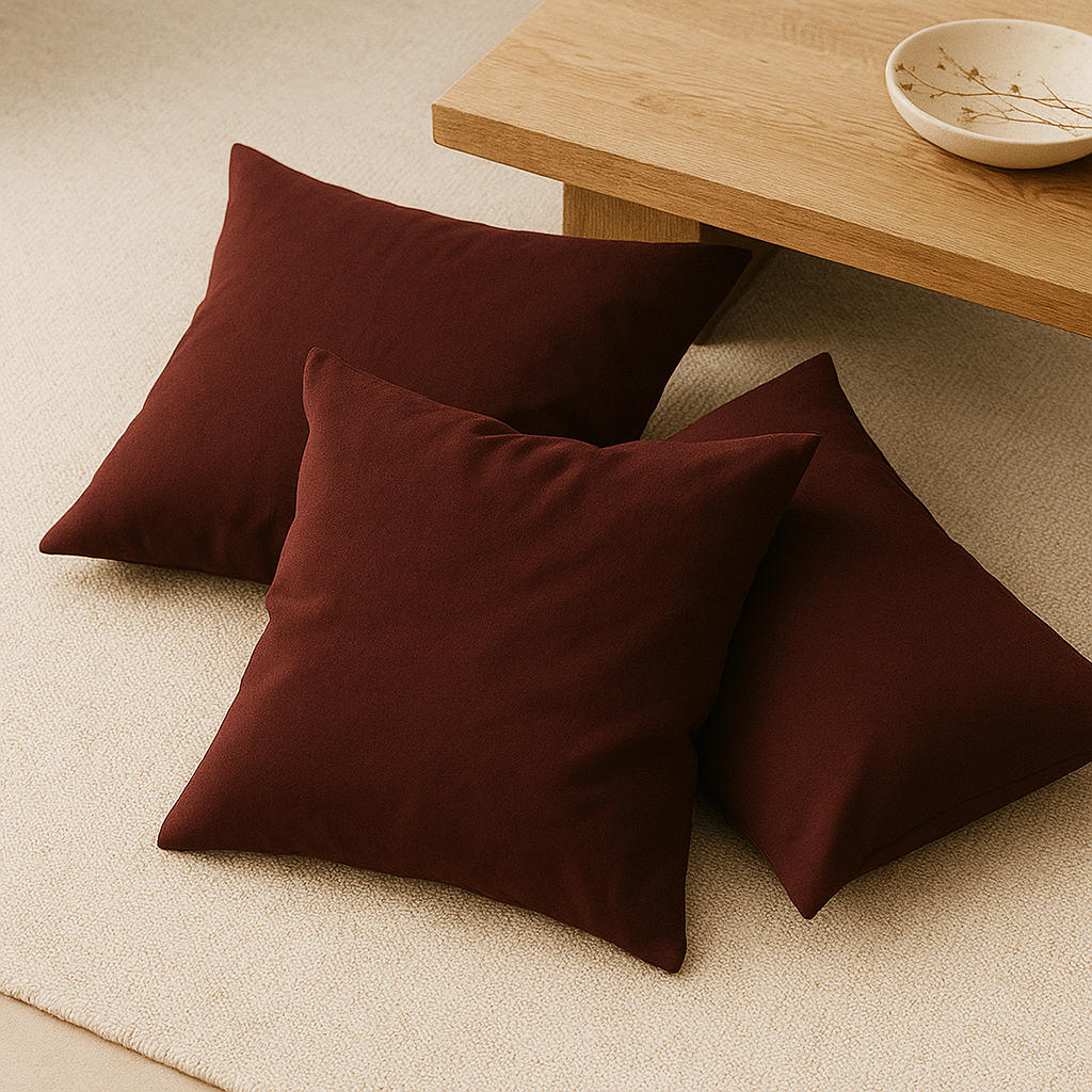 BømLen cushion cover – Dark Wine