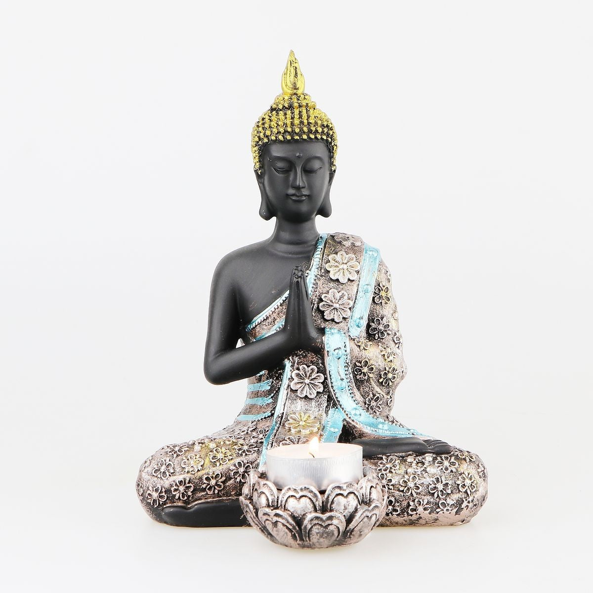 Feng Shui Statue – Meditating Buddha – Candlestick