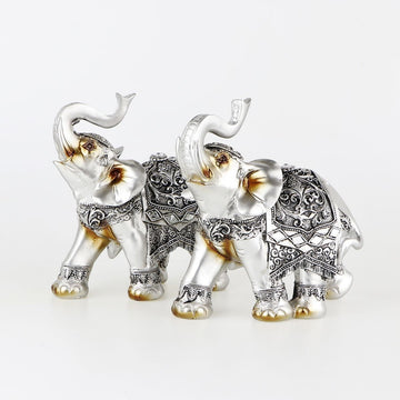Feng Shui Statue – Elephant Couple Radan and Rana