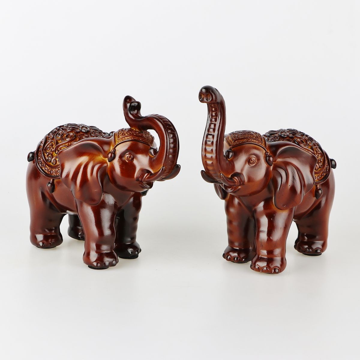 Feng Shui Statue – Elephant Couple Tarina and Tarak