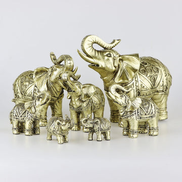 Feng Shui Statue – Herd of 7 Elephants